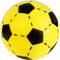 Softbal foam - voetbal print - geel- zacht - diameter 20 cm - speelgoed ballen