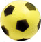 Softbal foam - voetbal print - geel- zacht - diameter 20 cm - speelgoed ballen