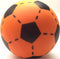 Softbal foam - voetbal print - oranje - zacht - dia 20 cm - speelgoed ballen
