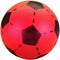 Softbal foam - voetbal print - rood - zacht - dia 20 cm - speelgoed ballen