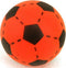 Softbal foam - voetbal print - rood - zacht - dia 20 cm - speelgoed ballen