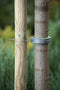 Softboomband groen 30x2,5cm set a 2 stuks