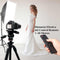 softbox set fotolamp 95W E27 3000~6500K dimbare LED-lamp verstelbaar statief voor fotostudio, video-opname, productfotografie met 2 op afstand bedienbare draagtassen