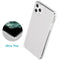 Softcase Backcover + Glass Screenprotector voor de iPhone 11 Pro Max - Transparant