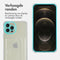 Softcase Backcover met pasjeshouder voor de iPhone 12 Pro Max - Transparant