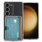 Softcase Backcover met pasjeshouder voor de Samsung Galaxy S23 - Transparant
