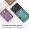 Softcase Backcover met pasjeshouder voor de Samsung Galaxy S23 - Transparant