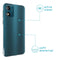 Softcase Backcover voor de Motorola Moto E13 - Transparant