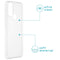Softcase Backcover voor de Motorola Moto E20 - Transparant