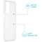 Softcase Backcover voor de Oppo A16(s) / A54s - Transparant