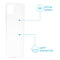 Softcase Backcover voor de Samsung Galaxy A22 (5G) - Transparant