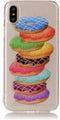 Softcase donuts hoes Geschikt voor iPhone X / XS