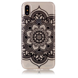 Softcase henna lotus hoes iPhone X / XS