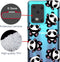 Softcase hoes - Geschikt voor Samsung Galaxy S20 Ultra - Panda's
