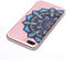 Softcase mandala bloem blauw hoes Geschikt voor iPhone 7 Plus / 8 Plus