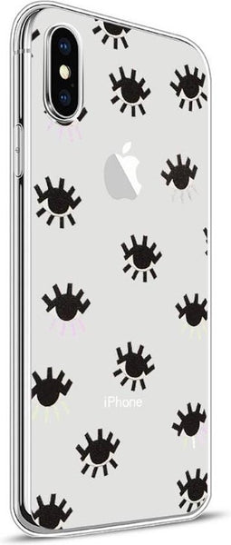 Softcase ogen hoes Geschikt voor iPhone X / XS