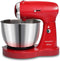 SOGO Keukenmachine - Keukenmixer met RVS Mengkom (3.2L) - Retro Design - Rood