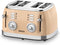 SOGO Retro Broodrooster - Toaster - Ontdooifunctie - 6 Warmteniveaus - 4 Sneden - 1550W - Beige