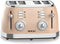 SOGO Retro Broodrooster - Toaster - Ontdooifunctie - 6 Warmteniveaus - 4 Sneden - 1550W - Beige