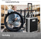 tectake® 1200-Delige Gereedschapskoffer - Gereedschapstrolley met 4 Niveaus - Aluminium - Zwart
