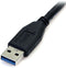 Startech.com USB 3.0-kabel - A naar micro B - 50 cm - Zwart