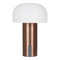 Soham Led Lamp - Lamp, White/copper, Rechargeable,
