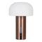 Soham Led Lamp - Lamp, White/copper, Rechargeable,