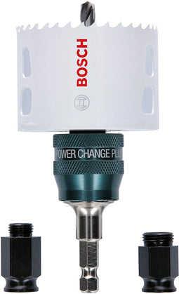 Bosch 2608594301 - Gatenzaagset - PowerChangeStarterKit Ø 68mm hoogte 44mm (2x adapter + zentrierbohrer)