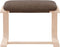 vidaXL - Voetenbank - 51x41x40 - cm - stof - donkergrijs