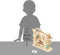 Janod Sweet Cocoon - Houten Mierenloper - 4 Rollende Mieren - Bel Bij Finish - Educatief Speelgoed