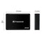 Transcend TS-RDF2 - CFast Card Reader - USB 3.0 - Overdrachtssnelheid tot 500MB/s - Zwart