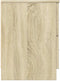 vidaXL - Nachtkastjes - 2 - st - met - 2 - lades - 40x36x50 - cm - sonoma - eikenkleurig
