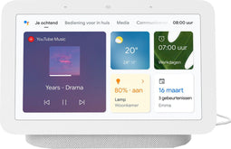 Google Nest Hub (2e generatie) - Smart Home Hub - Sleep Sensing - Chalk