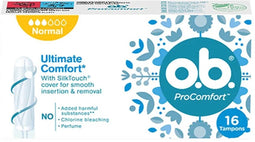 o.b. ProComfort Normal - Tampons - Dynamic Fit™ technologie - SilkTouch® oppervlak (16 stuks)
