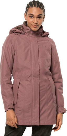 Jack Wolfskin Madison Avenue - Outdoorjas - Windproof Waterproof Ademend - afterglow - Maat XS