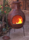 Sol-y-Yo Chimenea Mexicaanse terracotta kachel Jumbo (rood,