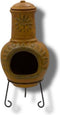 Sol-y-Yo Chimenea Mexicaanse Tuinhaard - 105 cm - Geel - Met zon
