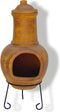 Sol-y-Yo Chimenea Mexicaanse Tuinhaard - Terracotta - Geel - 105 cm