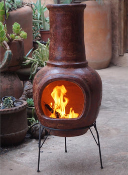 Sol-y-Yo Chimenea Terracotta Tuinhaard (rood, 105 cm)