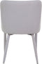 SOLANO - Eetkamerstoel - Grijs - Polyester