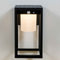 Solar buitenwandlamp met sensor zwart - Lucian