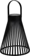 Solar lantaarn h23cm zwart