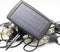 Solar lichtsnoer 10 meter met 10 of 15 lampjes, 3W zonnepaneel