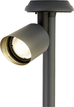 Solar spotlight/tuinpad verlichting op zonne-energie 25 cm - Prikspots tuinverlichting