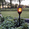 Solar tuinfakkel met vlameffect - tuinverlichting op zonne-energie | functioneert ook als solar lantaarn of tafellamp
