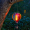 Solar tuinverlichting Balloon Rainbow - Luchtballon met vlameffect