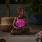 Solar tuinverlichting Boeddha - 10 Leds - 35 cm