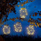 Solar tuinverlichting Hanglampen - Spiralight - Set van 4