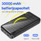 Solarclub Solar Powerbank 30000 mah - Solar Charger met Micro & USB C - Oplader op Zonne Energie