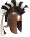 Soldatenhelm Grieks replica LARP staal koperkleurig